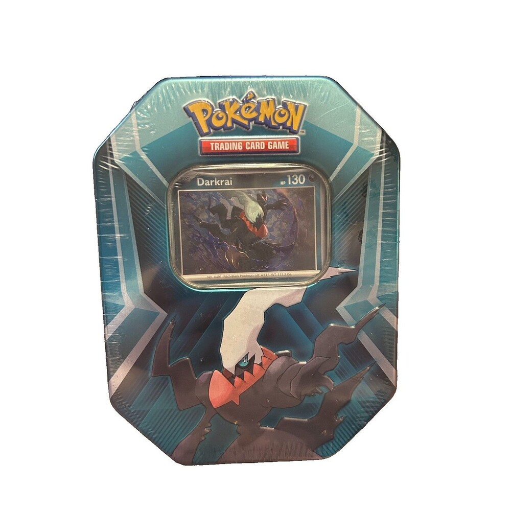 Darkrai Pokemon TCG Tin Brand New Sealed 3 Booster Packs Triple Whammy Tin 2024